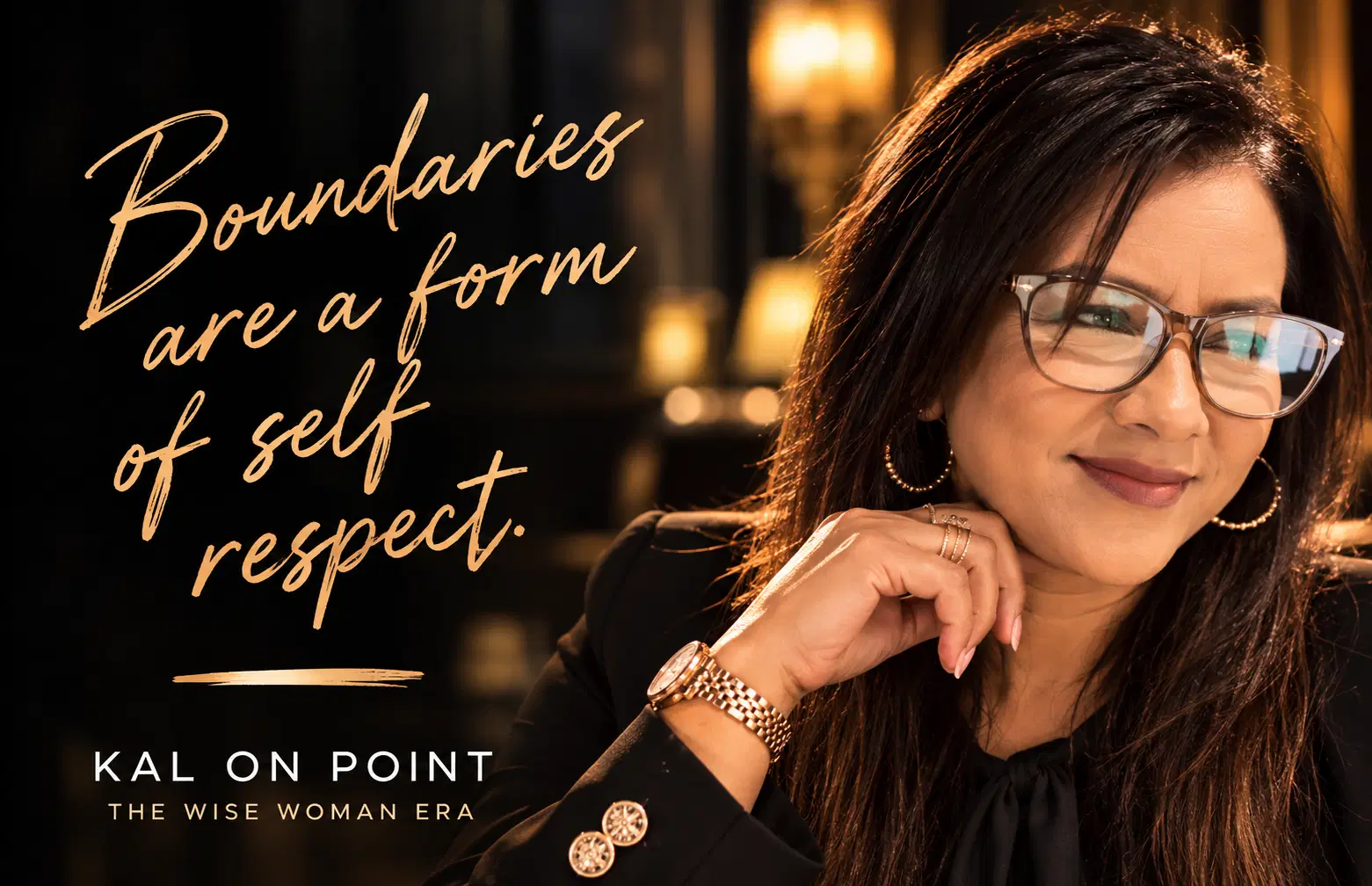 Portrait representing boundaries as a form of self respect