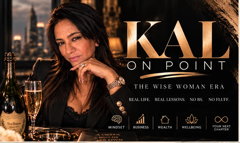 Kal on Point hero banner featuring Kal and The Wise Woman Era